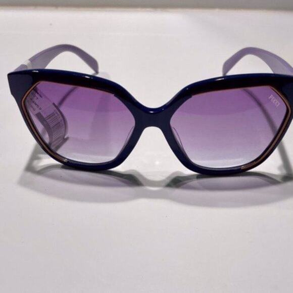 Emilio Pucci 59mm Geometric Sunglasses Purple - Picture 2 of 14